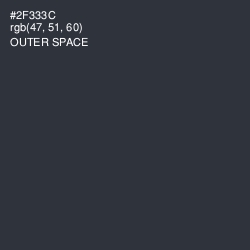 #2F333C - Outer Space Color Image